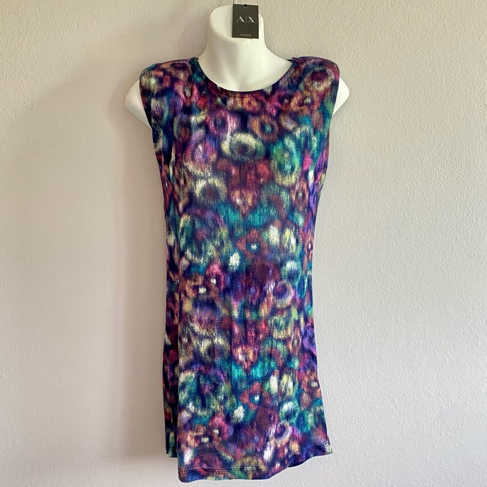Armani Exchange Eco 🎉Host Pick! 🎉 Lyocell Open Back Top Multicolor Tencel Blouse